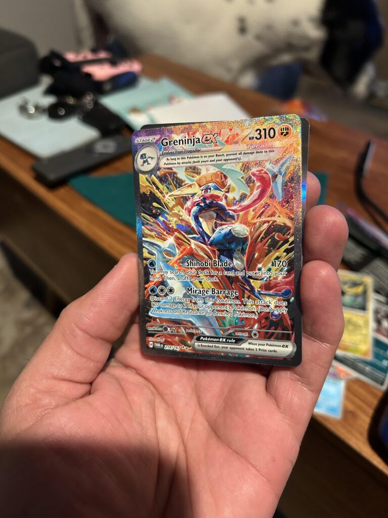 Played a few hours of Arceus, ripped a pack before starting dinner…
