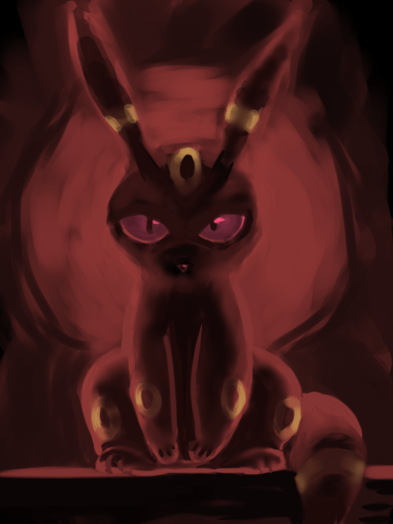 Made an Umbreon yesterday