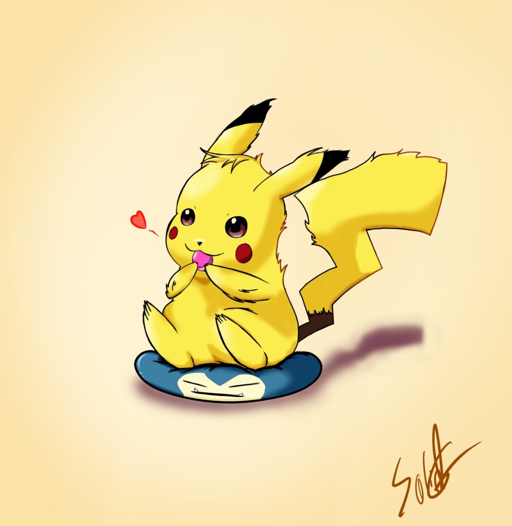 Made I Pikachu drawing for a friend :)