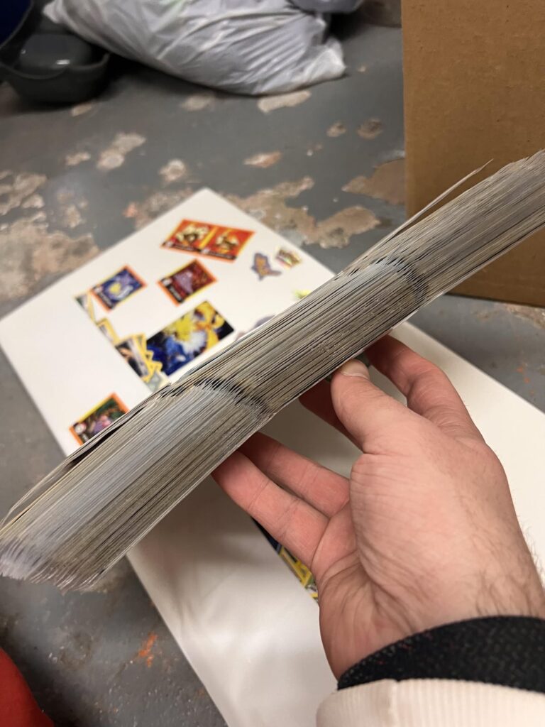 Used to get a pack of Pokémon cards as a reward for youth baseball…
