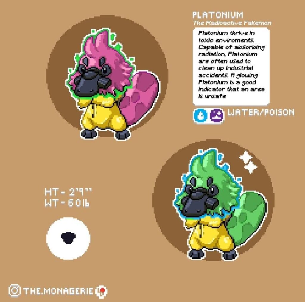 Platonium- The Radioactive Fakemon!