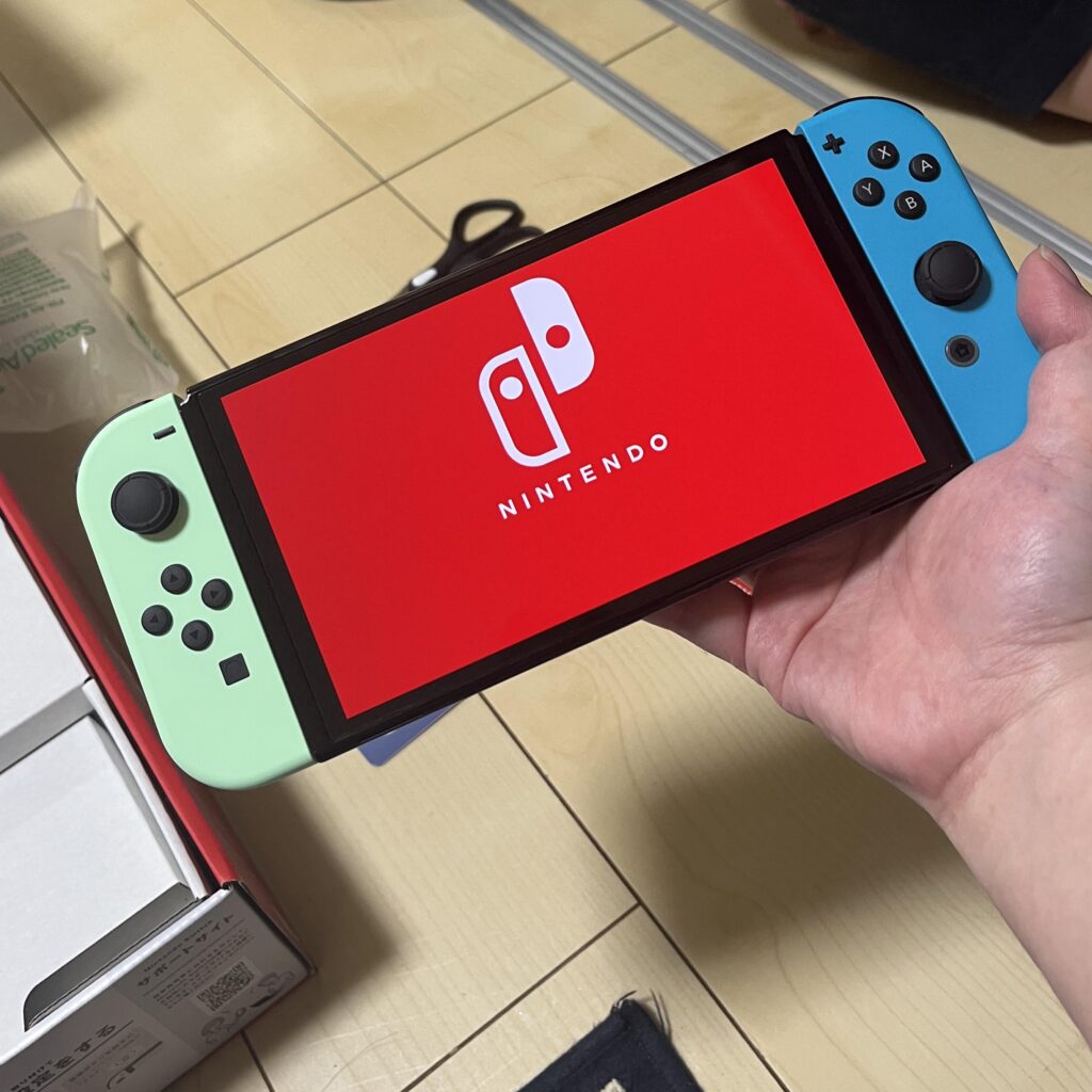 I also got an OLED Switch for Christmas heehee