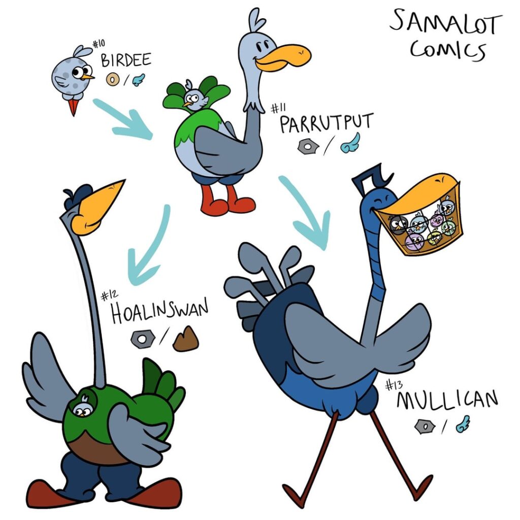 I made a golf themed route 1 bird!