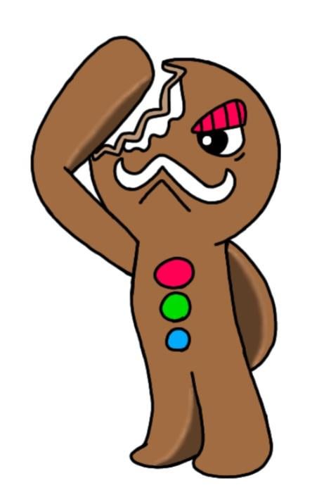 A wild Gintroop has appeared. Gintroop (Ginger and Troop) the Gingerbread Pokèmon a Fighting/Food type.Do you think I should give it a evolution or prevo