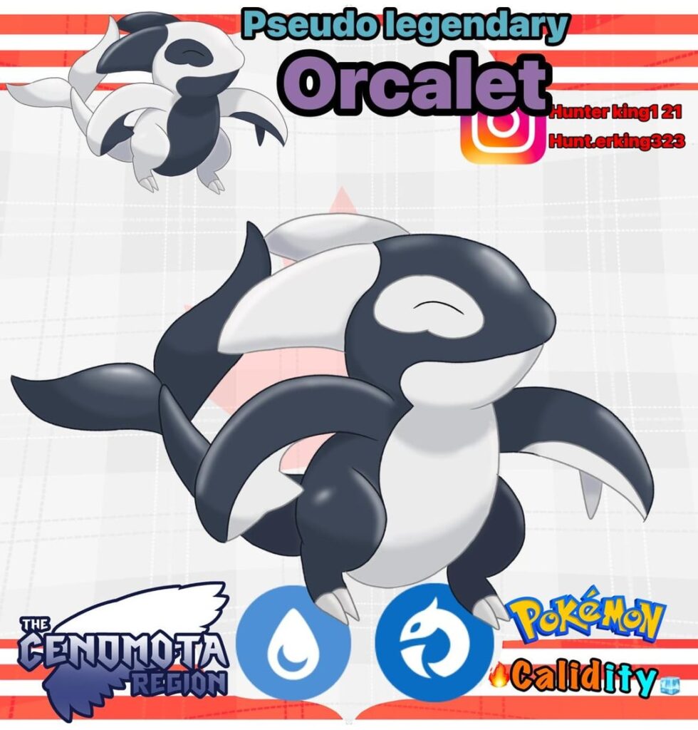 Since kyogre the only orca Pokemon, here’s another that I’ve made