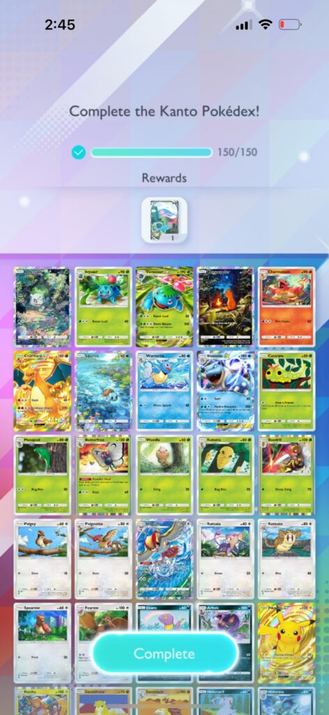 Finally collected every single card of the game ✌🏼