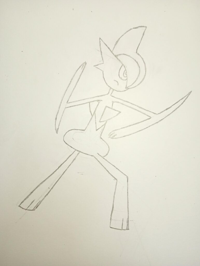 [OC] First time drawing a Pokemon.