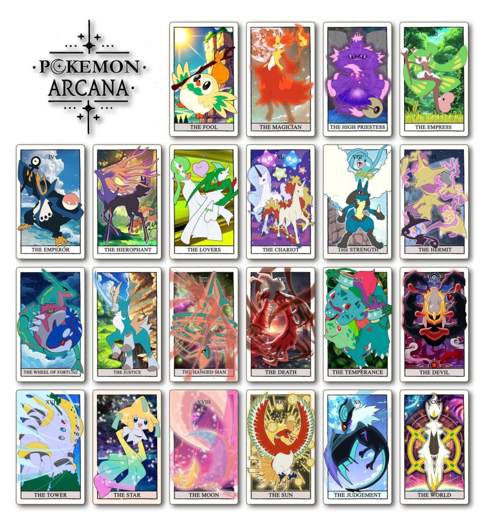 My Pokémon Major Arcana Tarot Card Series 🌟