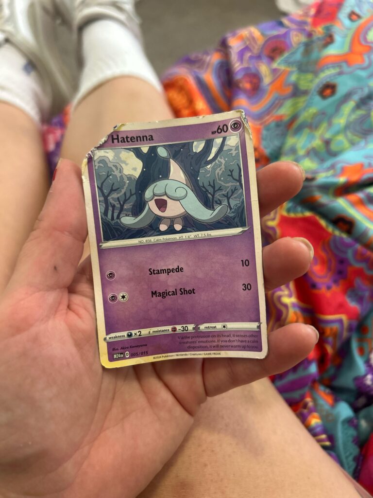 Found on the floor by my partner who I just found out last night he has passed away. The most valuable card I own.