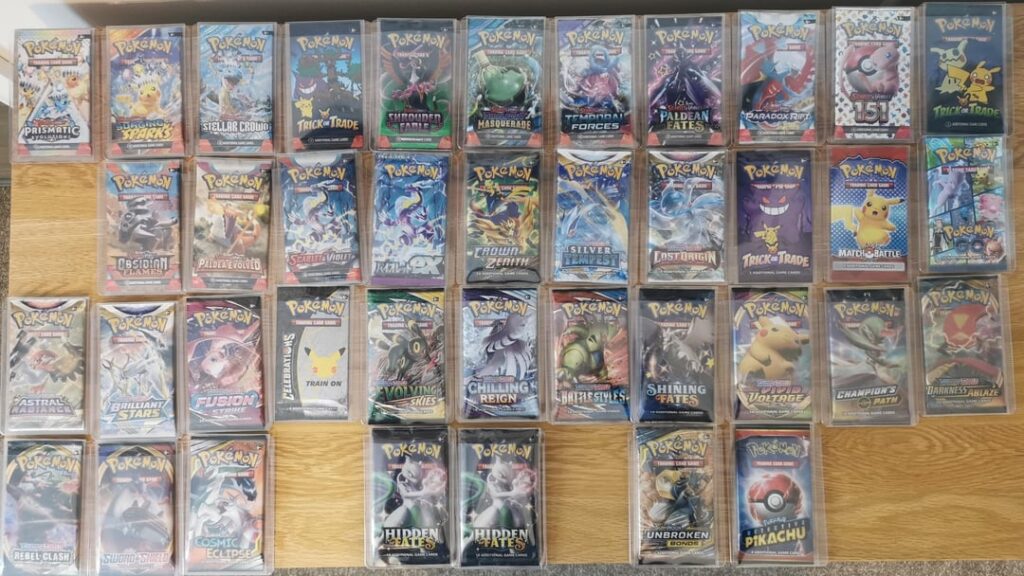 Few more packs to add to the collection. And how there stored (alot of peaple were asking)