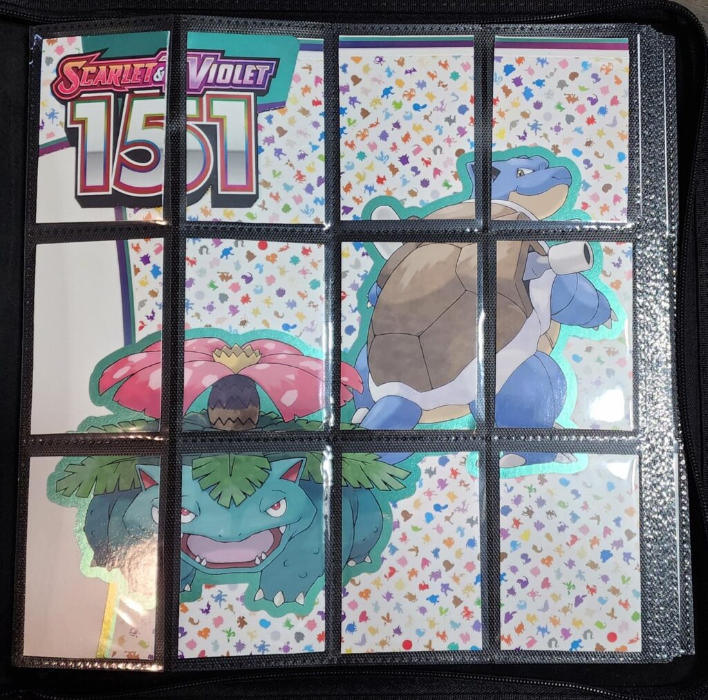 I used the Blooming Water box to make a custom cover page for our 151 Master Set