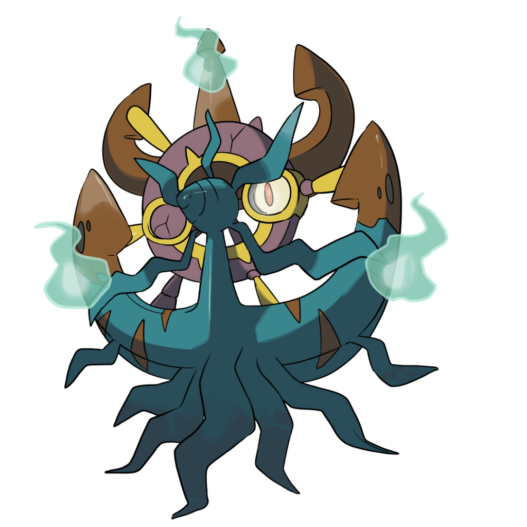 10 years later, in Alola, the Elite Four have worked hard and adventured far to become as strong as possible. The fruits of their labor are finally revealed!
Acerola, the Ghost-type master, wields her Mega Dhelmise!