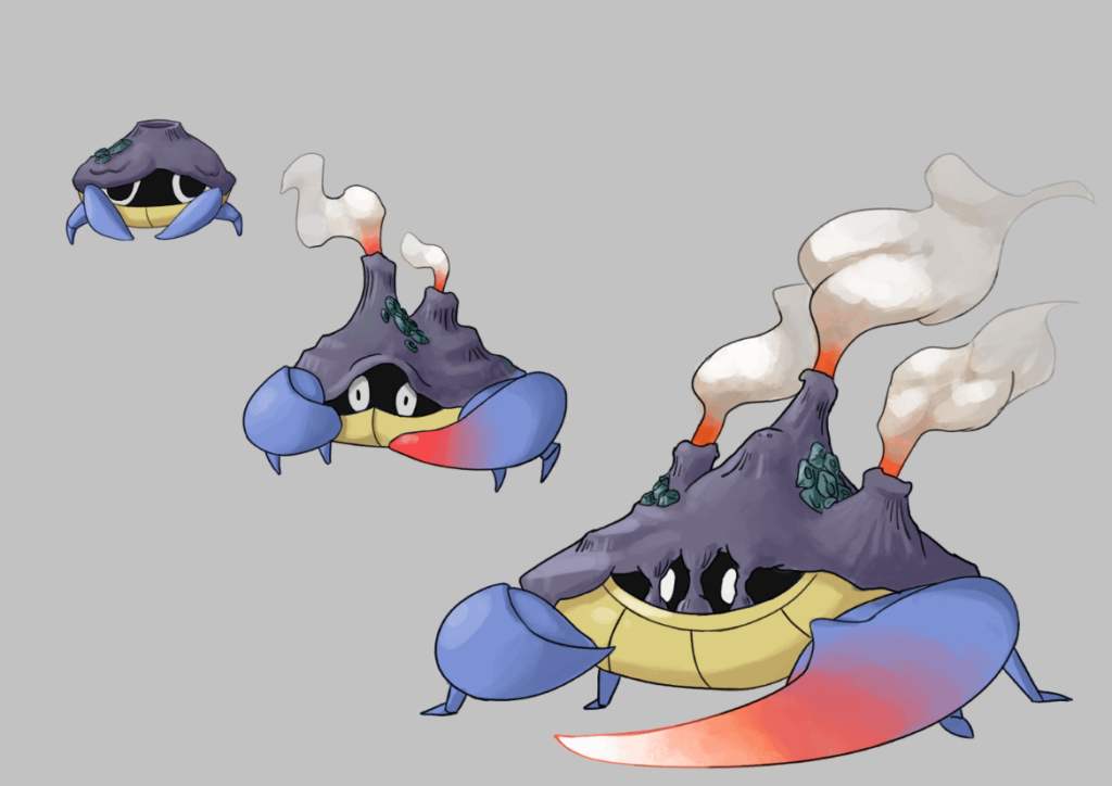 Uldan Region - The Superheated Crab Pokemon