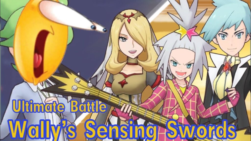 Roxie & Cynthia Wither Wally’s Swords To Nada - Challenge A Super Serious Wally - Pokemon Masters EX