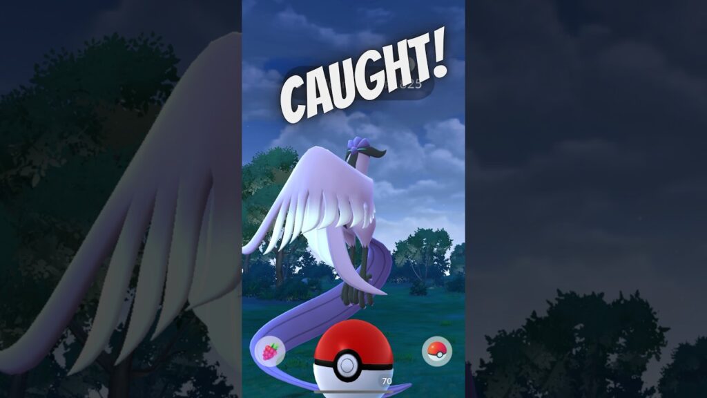 I CAUGHT A Galarian Bird in Pokemon Go, But Was It Good?! #pokemon #shorts