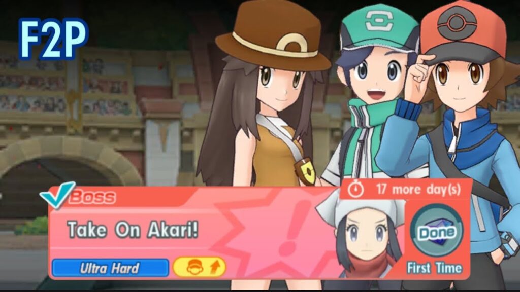 F2P Battle With A Theme Team - Take on Akari! - Pokemon Masters EX