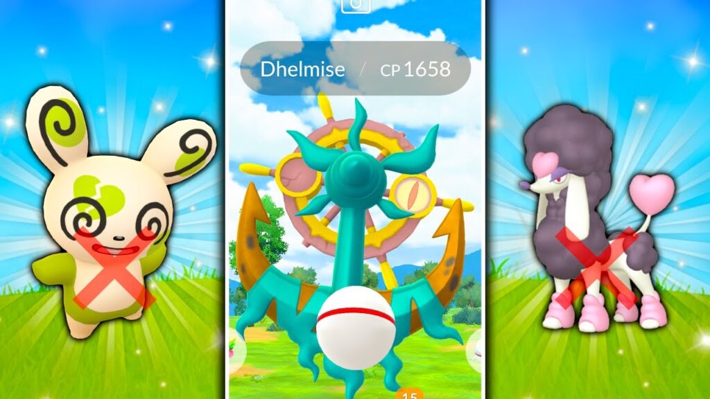 HOW TO GET DHELMISE IN POKEMON GO! Where are these Valentine's Day Pokemon?