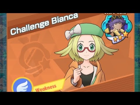 Pokemon Masters Ex: Damage Challenge - Challenge Bianca (Flying Weak) (3vs3) 1M Points Obtained