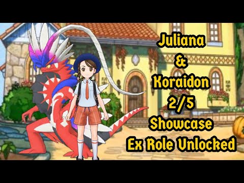 Juliana And Koraidon 2/5 Showcase.  Pokemon Masters EX.  #pokemon #pokemonmasters