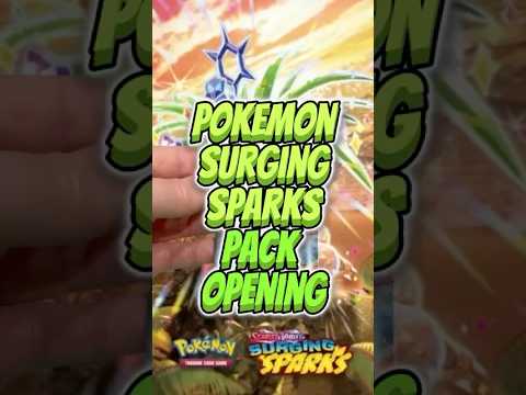 Pokemon Surging Sparks Pack Opening #pokemontcg #pokemonsurgingsparks