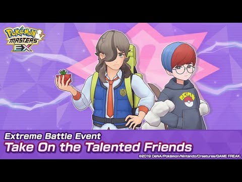 Pokemon Masters EX: Winning Take On The Talented Friends Extreme Battle Event