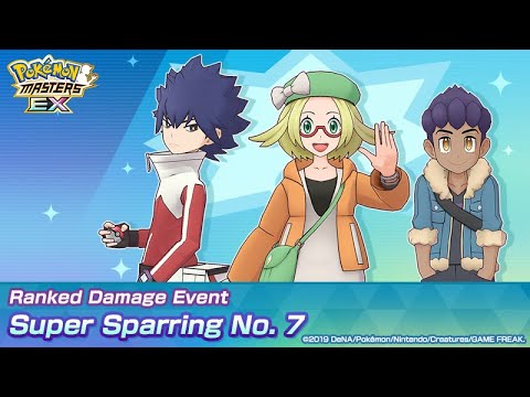 Pokemon Masters EX Ranked Damage Event Super Sparring No. 7