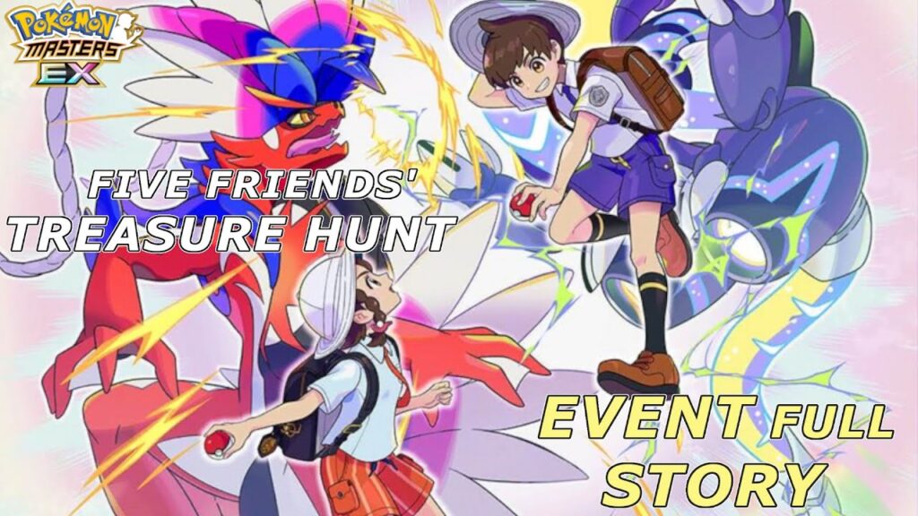 Pokemon Masters EX - Five Friends' Treasure Hunt FULL Event Story