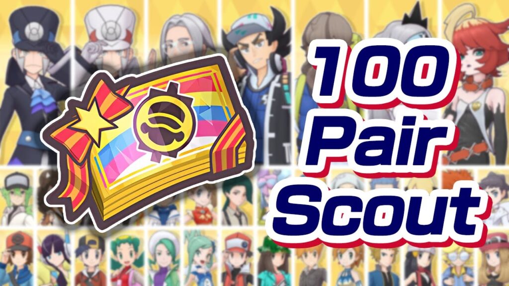 100 PAIR SCOUT | 10 Days of 10-Pair Scout Tickets | Pokemon Masters EX