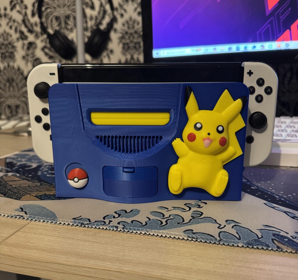 My Pokémon N64 inspired switch dock cover