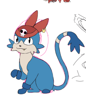 Looking for Critique: Pirate cat pokemon