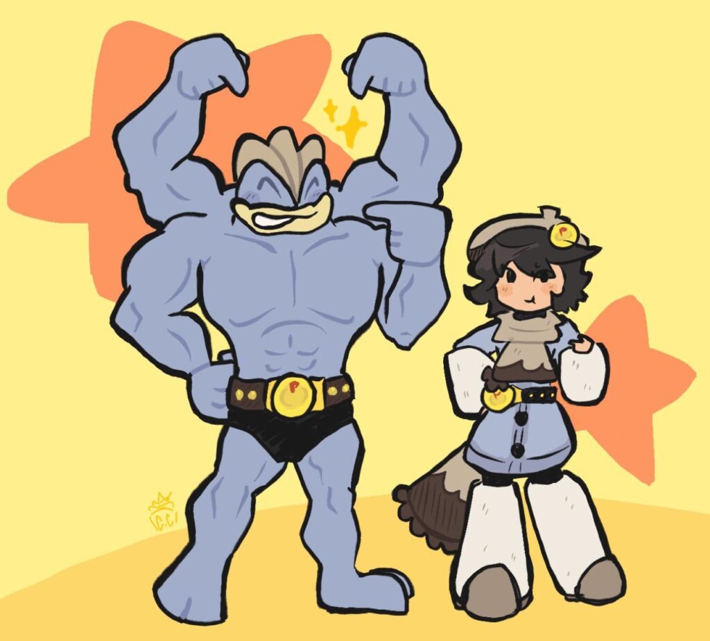 just a girl, and her machamp!
