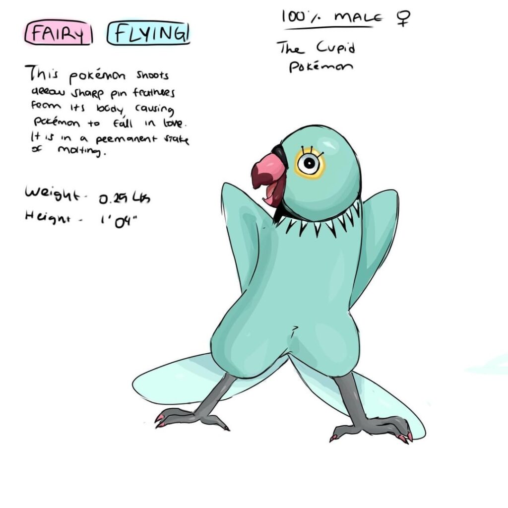 my bird as a pokemon