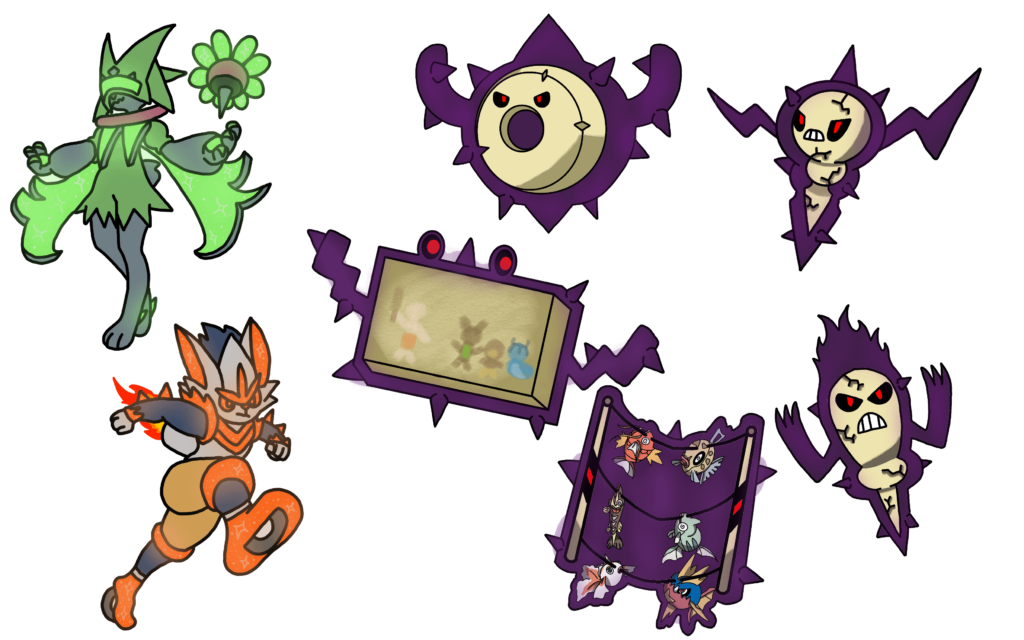 Thank you so much to the 2 people who commented on my last post (thank you so much!) An here are your fakemon, sorry if they're bad these are my first every paradox fakemon, novice again I'll draw the first 10 comments and their reigonal variants/convergent fakemon/paradox fakemon/mega fakemon ideas