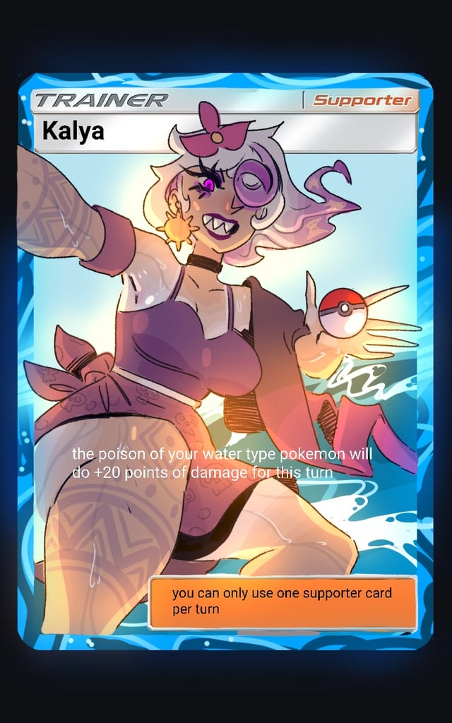 I made another dummy trainer card, now I have two that look like archenemies.
