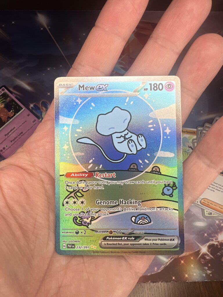 Bubble mew pulled from Paldean Fates