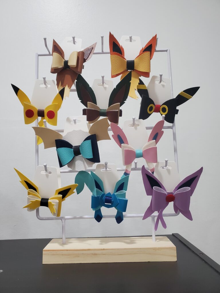 The whole Eeveelution + Pikachu :D