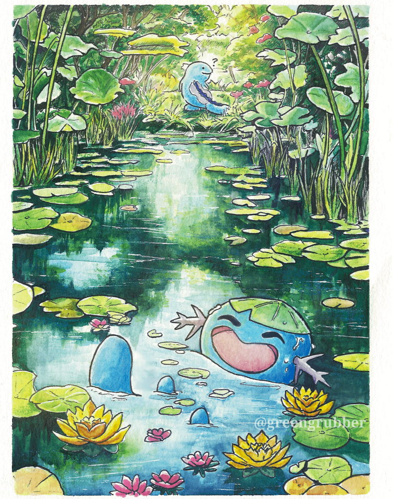 Watercolor Wooper!