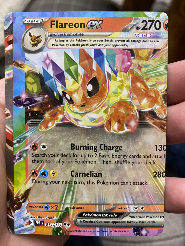Misprint Flareon ex prismatic