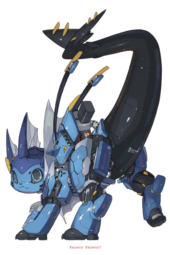 [OC] Mecha Vaporeon