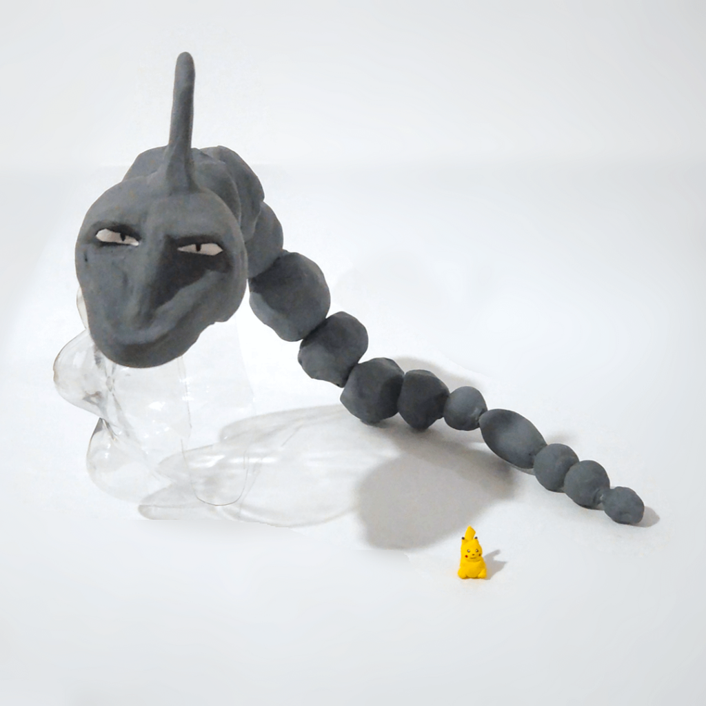 [OC] My friend asked me to make an Onix for his birthday, so here it is, do you think he'll Like it?