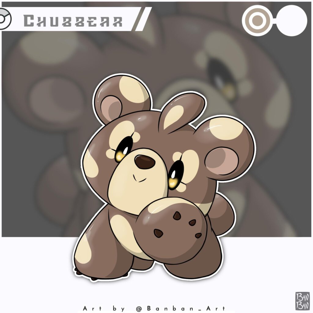 I'm creating some fakemon, and today I'm here to introduce you to this little Bear. It will be a starter for a tabletop RPG using monsters that I'm creating. What do you think of it?