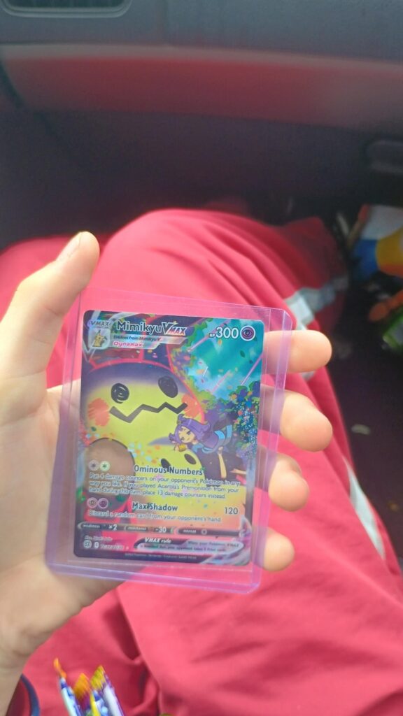 picked up new card