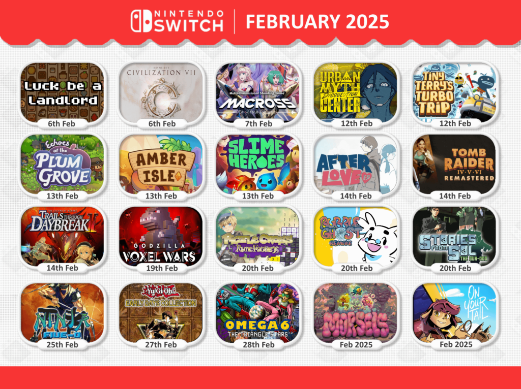 Out on Nintendo Switch in February 2025. What's on your wishlist?