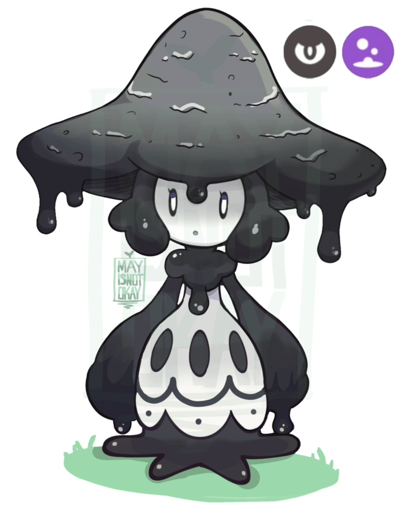 Name suggestions for my Goth Inkcap-mon?