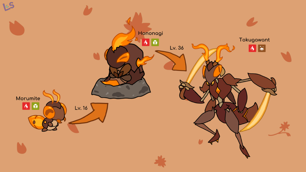 If you pick Morumite as your starter, it'll grow into a noble samurai ant mon with balanced stats and a will to protect the weak!