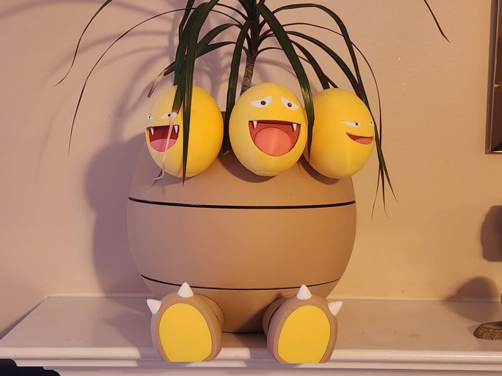 Exeggutor Planter that I designed and printed