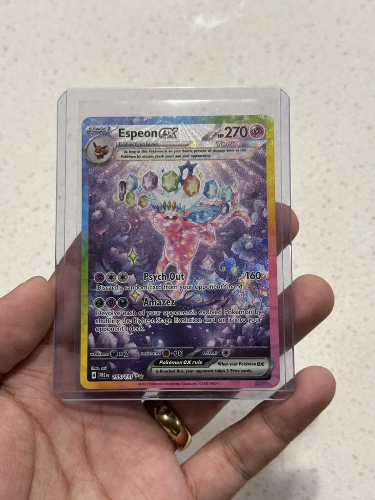 Wife pulled Espeon from a surprise box!