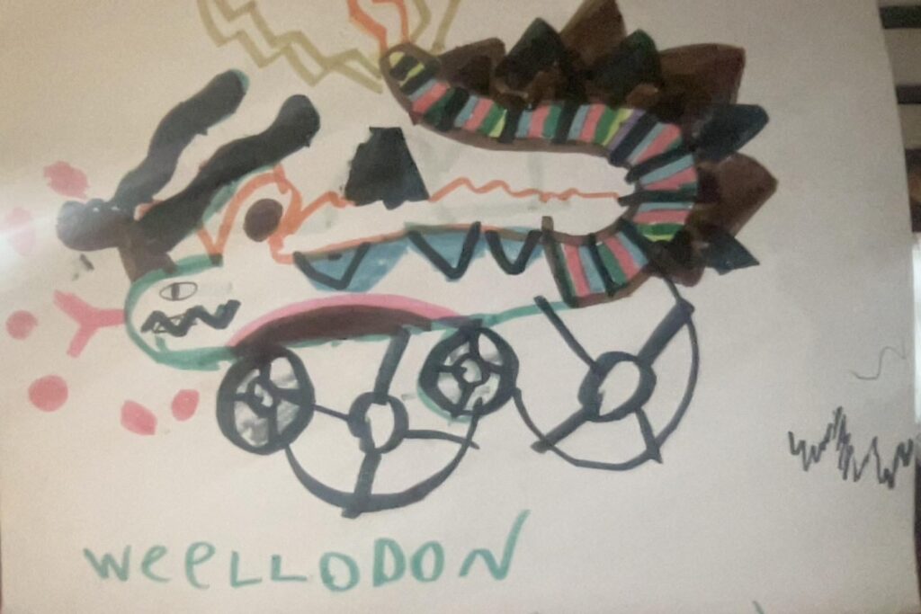 My Little Brother made another Pokemon! It is called Weellodon! More information and an EXCLUSIVE INTERVIEW with the ARTIST in the Comments!
