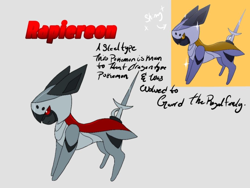 Had an idea for a steel type eeveelution!😊