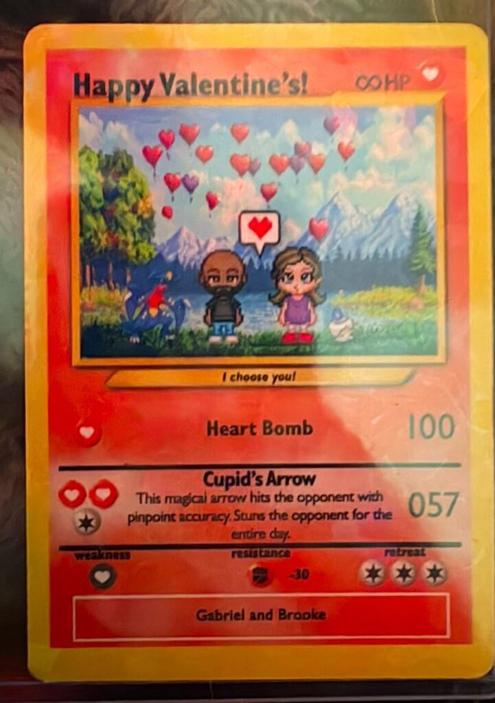 Valentine’s Day gift from my girlfriend.